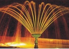 Brass Chromplate Phoenix Tale Dancing Fountain Vòi phun