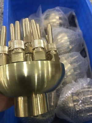 Đồng thau Điều chỉnh Vòi phun Lưu lượng nước 25m3 / h