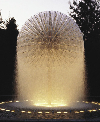 AAA 2 "Crystal Ball Dancing Fountain Vòi phun tia Đường kính 2.0m