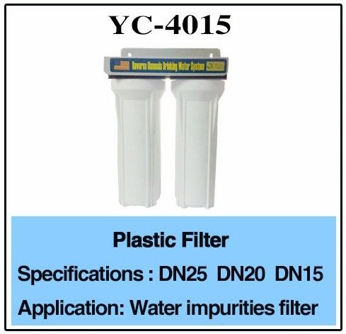 Bộ lọc nước bằng nhựa 3/4 "1/2" DN25 cho vòi phun nước